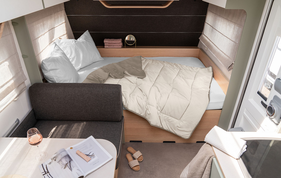 Walra Travel Dekbed Zand / Taupe (240x200)