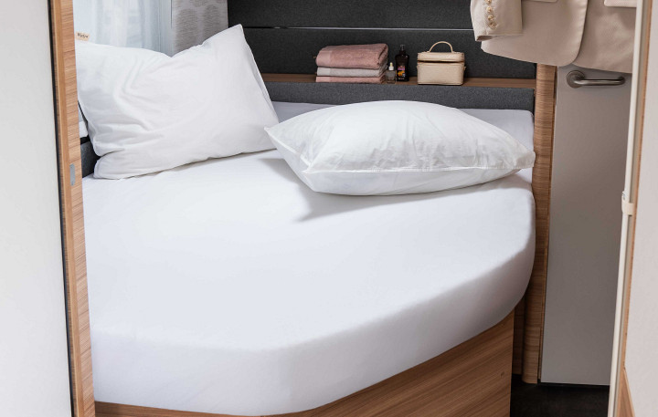 Walra hoeslaken Frans Bed rechts wit