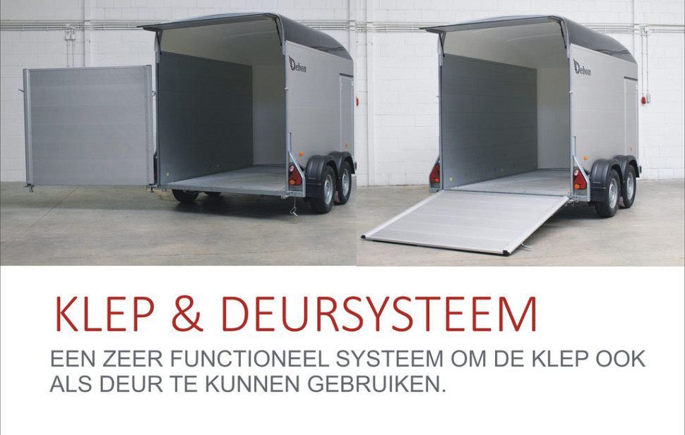Debon Roadster 900 Aluminium / 3500kg (zijdeur + verkoopklep)