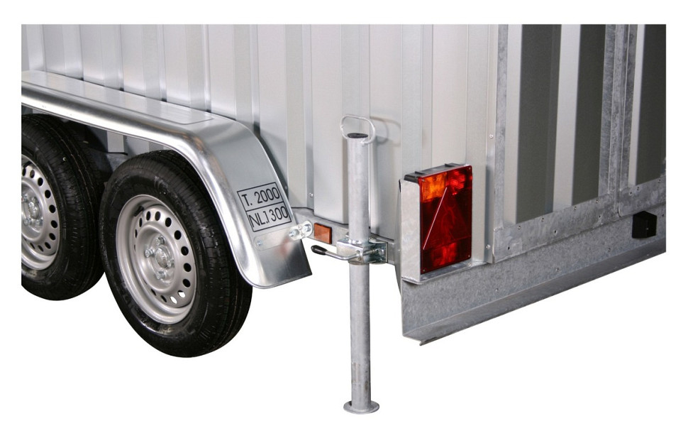 Werkplaats aanhangwagen van Aluminium / 2000kg