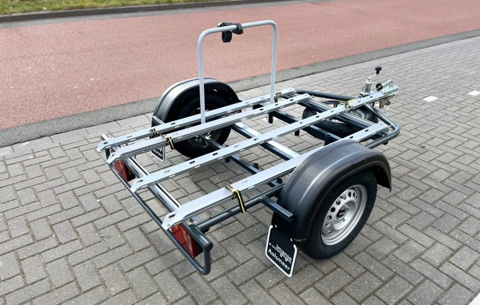 Fietsaanhangwagen voor driewieler + 1 fiets