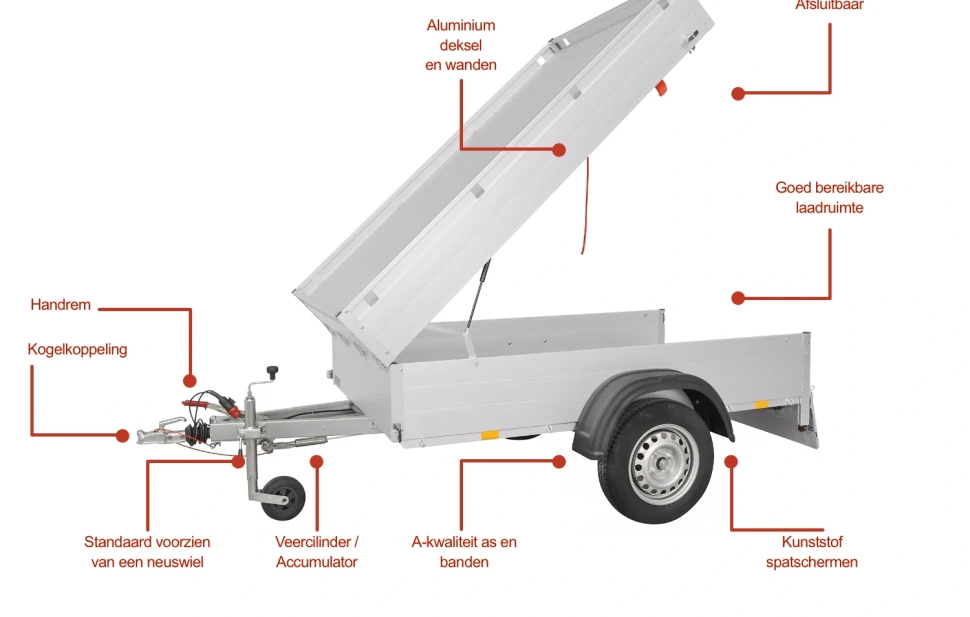 Anssems GTB 750 211x126x48 HT / 750kg