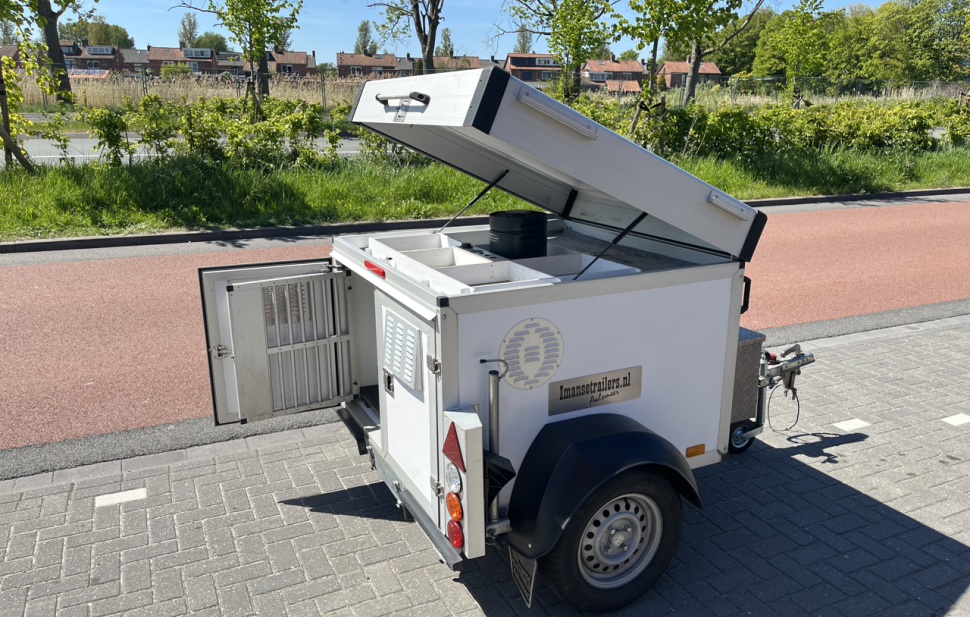 WT Metall hondenaanhanger / 750kg