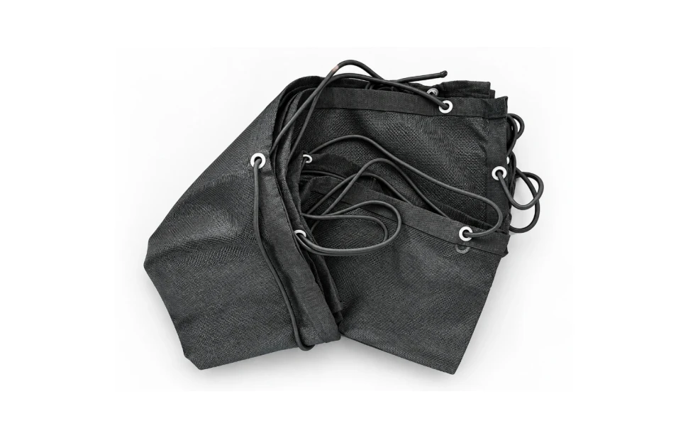 Fijnmazig aanhangwagennet PVC gecoat / 640 x 250