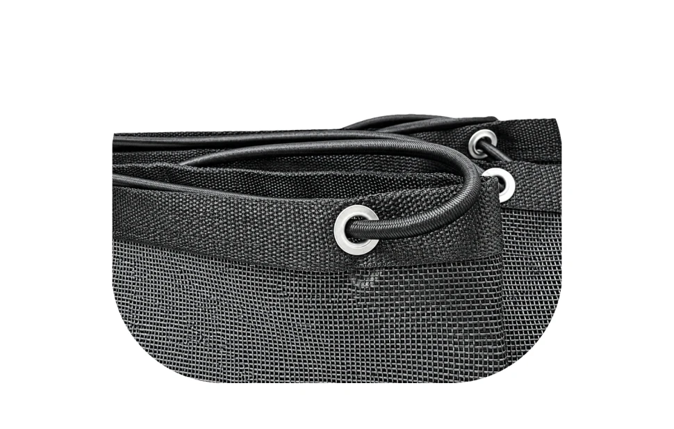 Fijnmazig aanhangwagennet PVC gecoat / 400 x 200