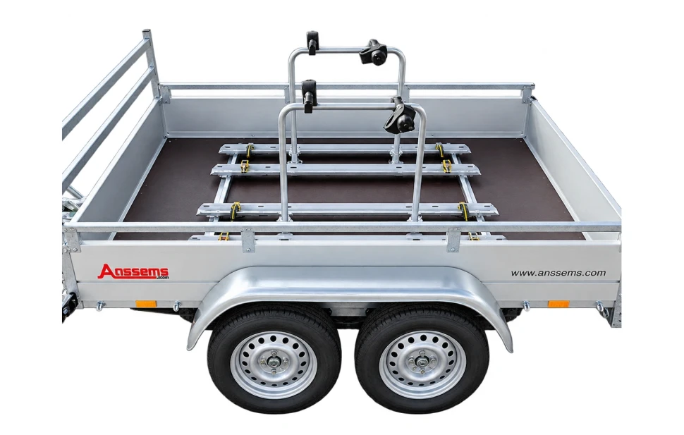 Bakwagen met demontabel fietsenframe