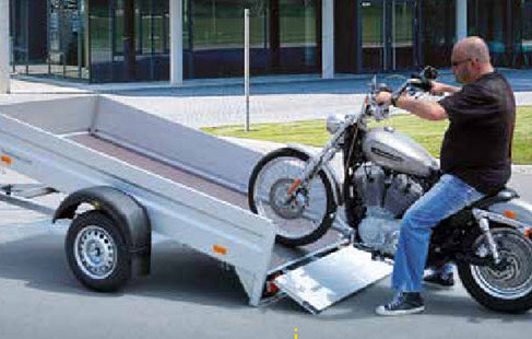 Humbaur HA achterw kipper 1-as ongeremd 251x131x35cm 750kg