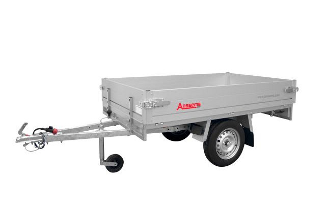 Anssems plateauwagen PLT750 1-as ongeremd 231x132cm/750kg