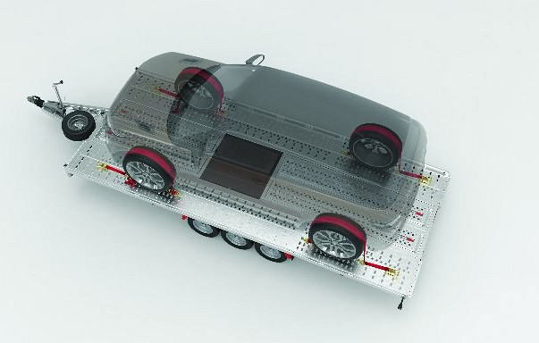 Brian James T-Transporter 2-as/3-as vast/kantelbaar