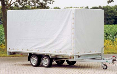 Anssems plateauwagen PSX3000 2-as geremd 405x178cm/3000kg