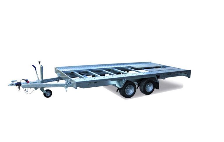 Humbaur FTK voertuig transporter kiepbaar div.afmetingen