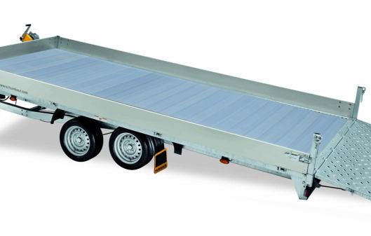Humbaur MTK kiepbare voertuigtransporter div.afmetingen