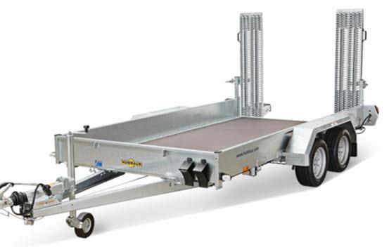Humbaur Type HS Bouwmachine transporter div.afmetingen