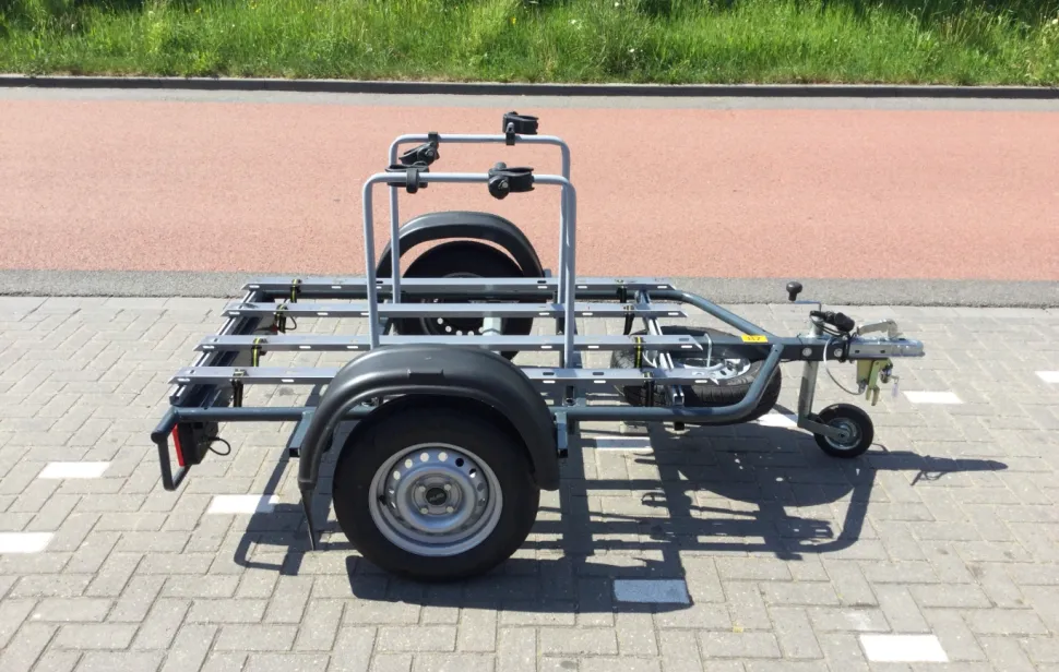 Fietsen aanhanger ongeremd 