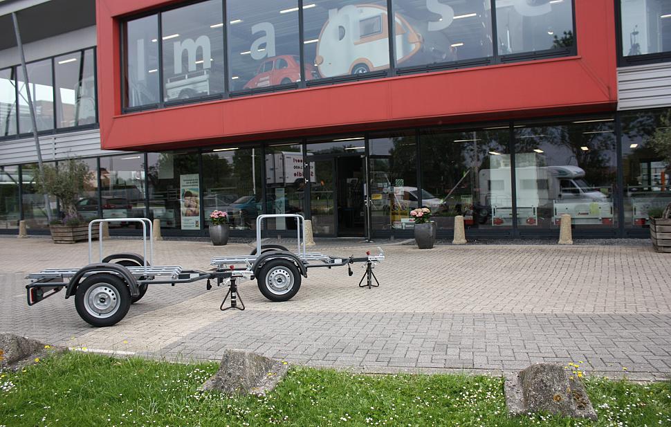 Fietsen aanhanger ongeremd 