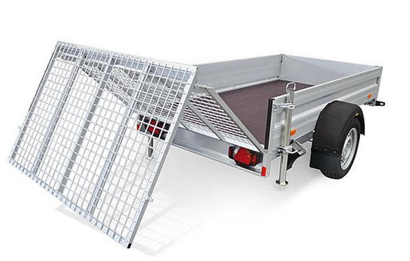 Humbaur HA neerklapbare klep Alu 1as geremd  251x131x35cm 1300kg