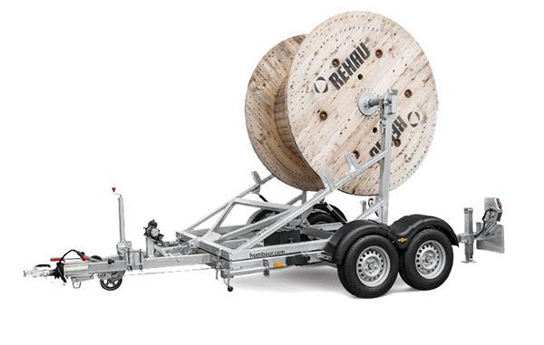 Humbaur KTA Kabelhaspel aanhangwagen div.afmetingen