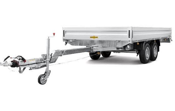 Humbaur HTL Lang materiaal aanhanger div.afmetingen