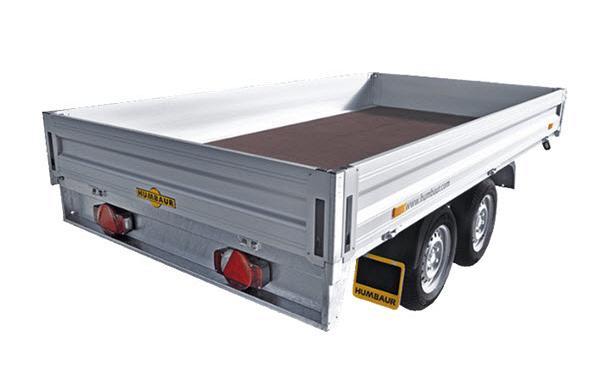 Humbaur HTL Lang materiaal aanhanger div.afmetingen