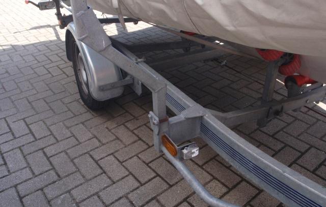Boottrailer aangepast