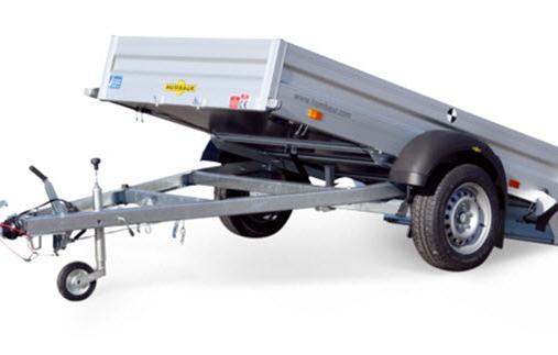 Humbaur HA kiepbaar Alu 1as ongeremd  251x131x35cm 750kg