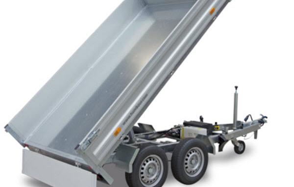Humbaur HUK achterw kipper 2-as 314x175x30cm 2700/3000kg