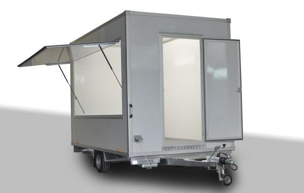 Economy verkoopwagen DT3-57 1as geremd 357x200x230cm 1300kg
