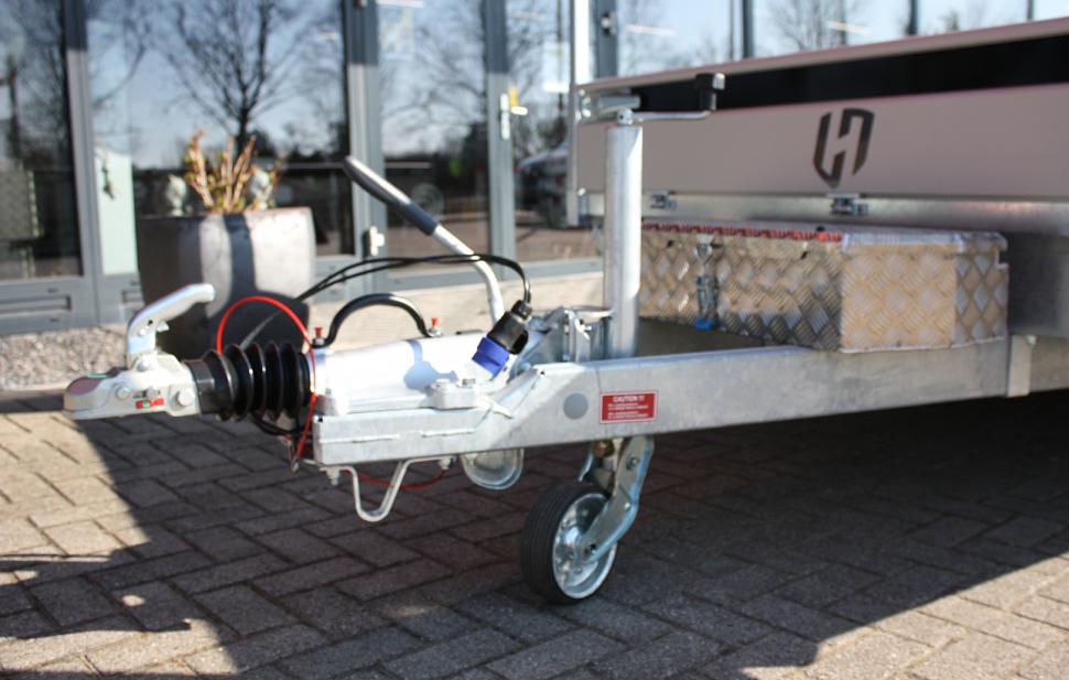 Henra Xpert plateauwagen 2as geremd 453x185x30cm 3500kg