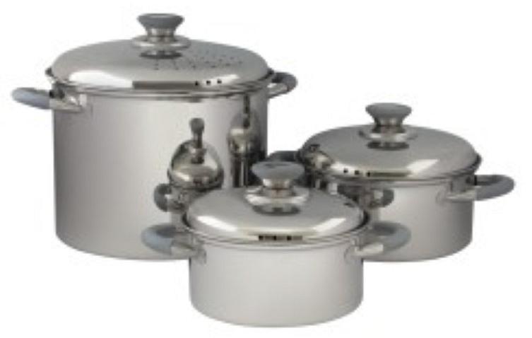 Pannenset RVS Roma 3-delig (ETKW5211)