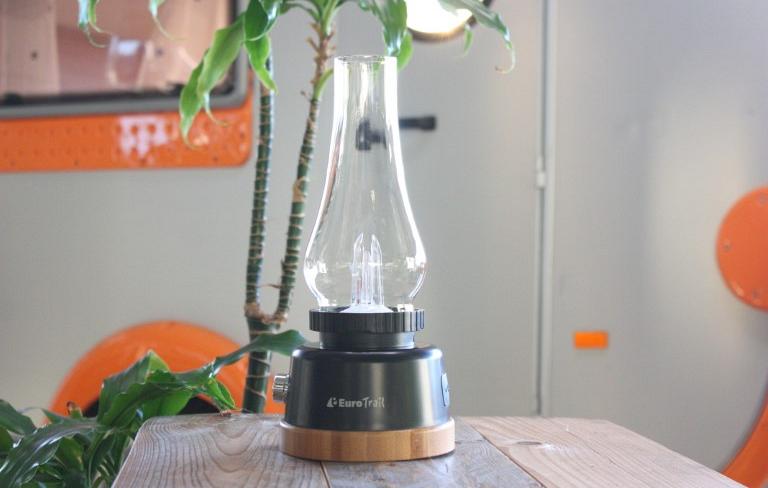 Windlicht met vlam effect ETLT1221