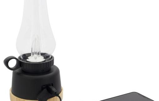 Windlicht met vlam effect ETLT1221