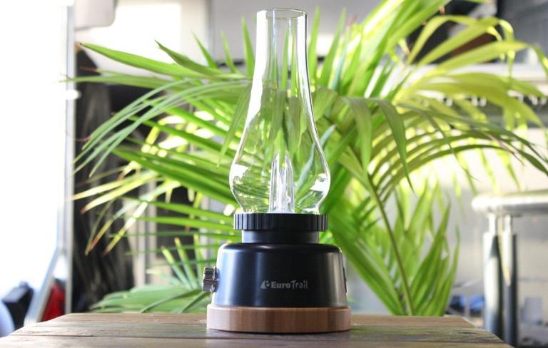 Windlicht met vlam effect ETLT1221