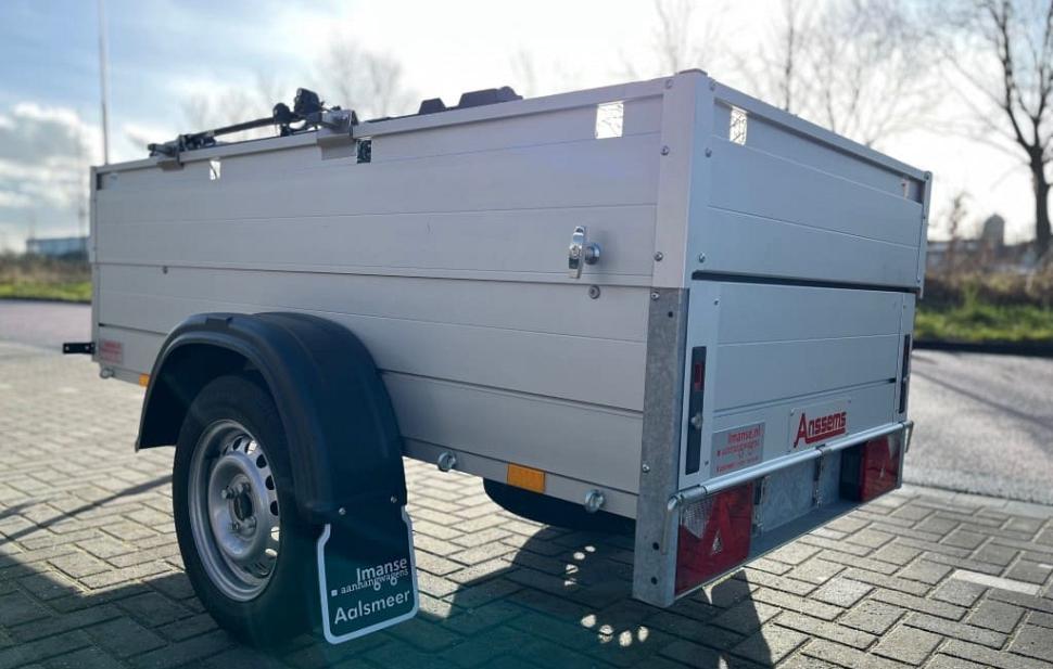 Anssems Bagagewagen 200x100x48 + 4 fietsendrager