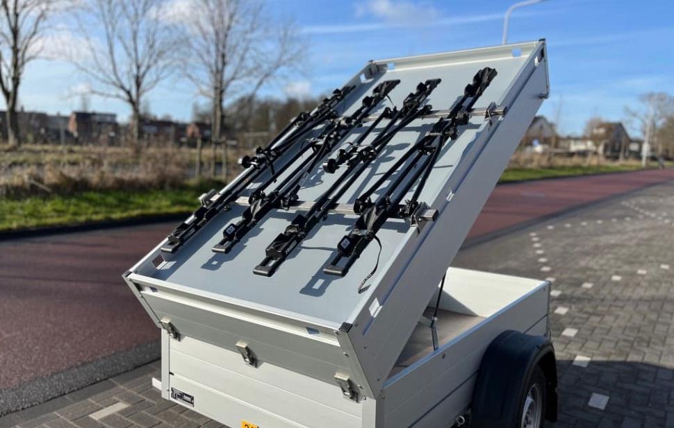 Anssems Bagagewagen 200x100x48 + 4 fietsendrager