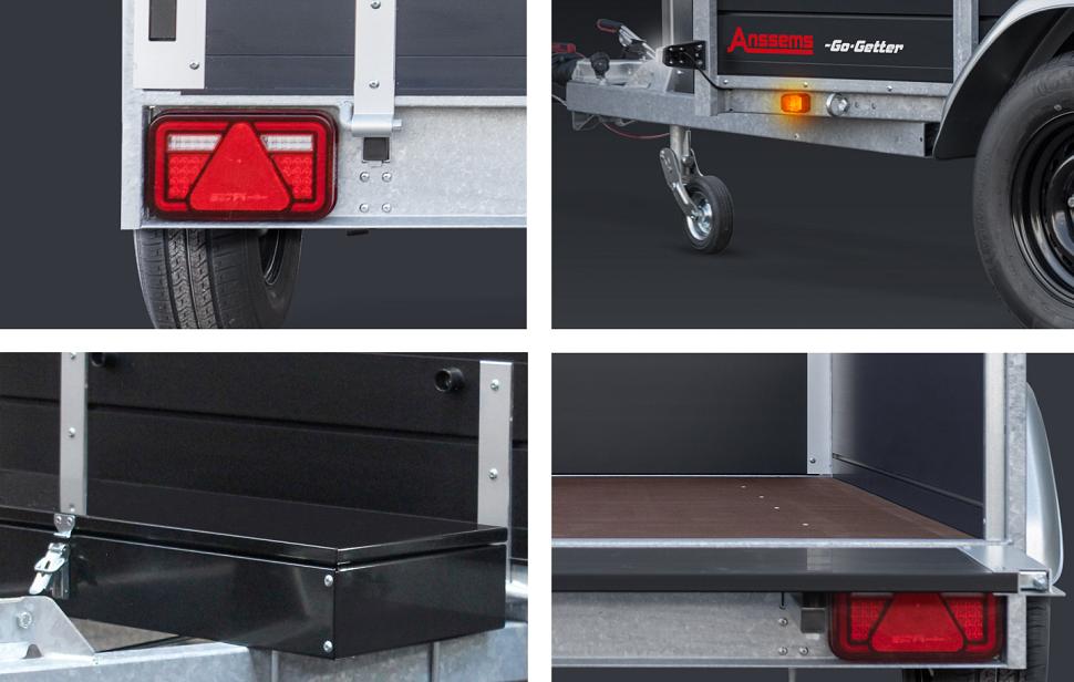 Anssems BSX 1350 Go-Getter 251x130x35cm / 1350kg
