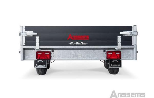 Anssems plateauwagen PSX2000 2-as rem Go-Getter 405x178cm/2000kg