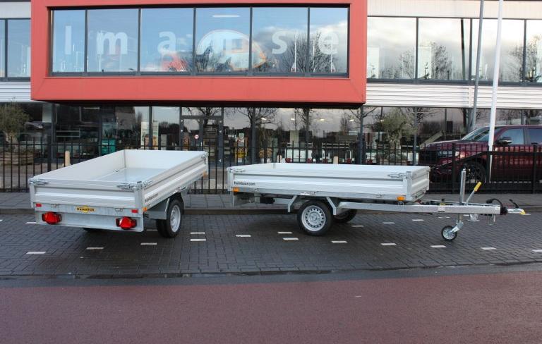 Humbaur kleine kipper elektr. bediend