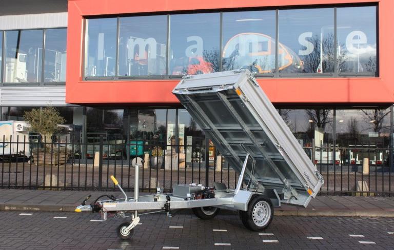 Humbaur kleine kipper elektr. bediend