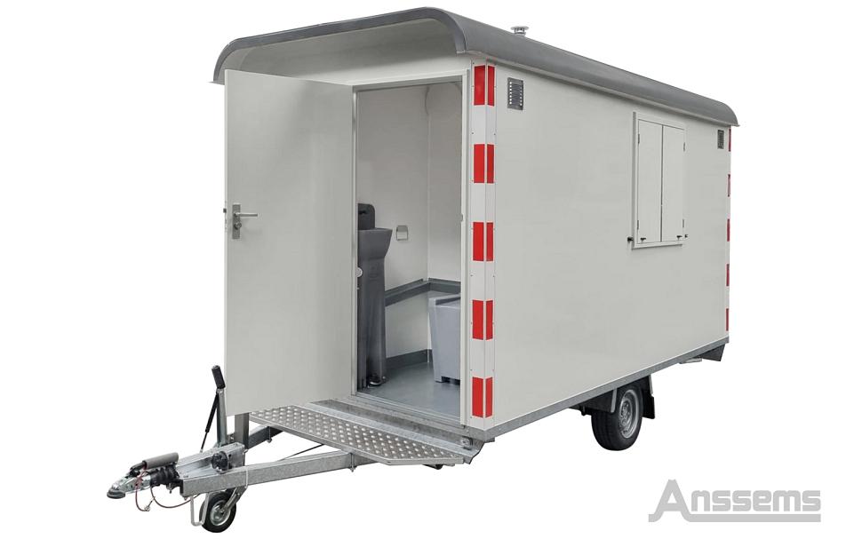 Anssems Schaftwagen PTS 1as 390x188x211cm 1400kg/toilet