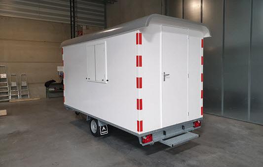 Anssems Schaftwagen PTS 1as 390x188x211cm 1400kg/toilet