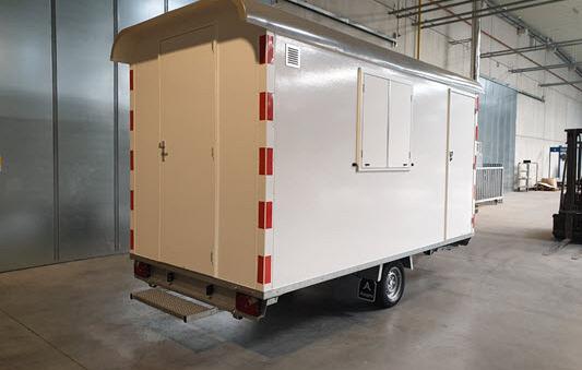 Anssems Schaftwagen PTS 1as 390x188x211cm 1400kg/toilet