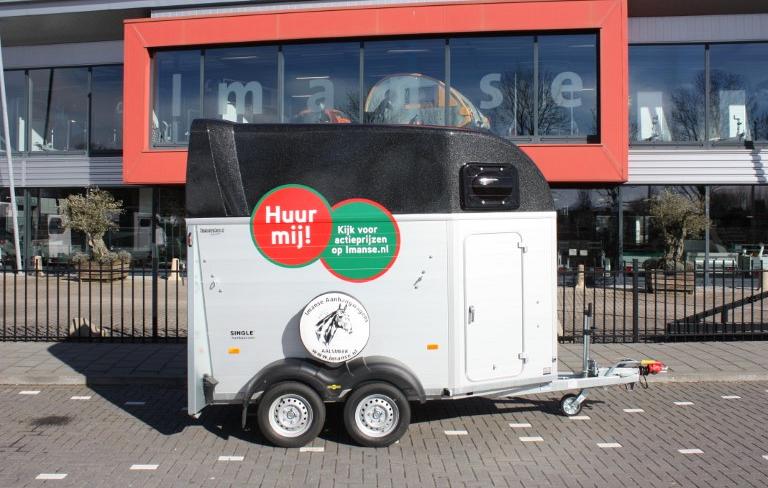 Humbaur Single 1.5 paards met zadelkamer 24