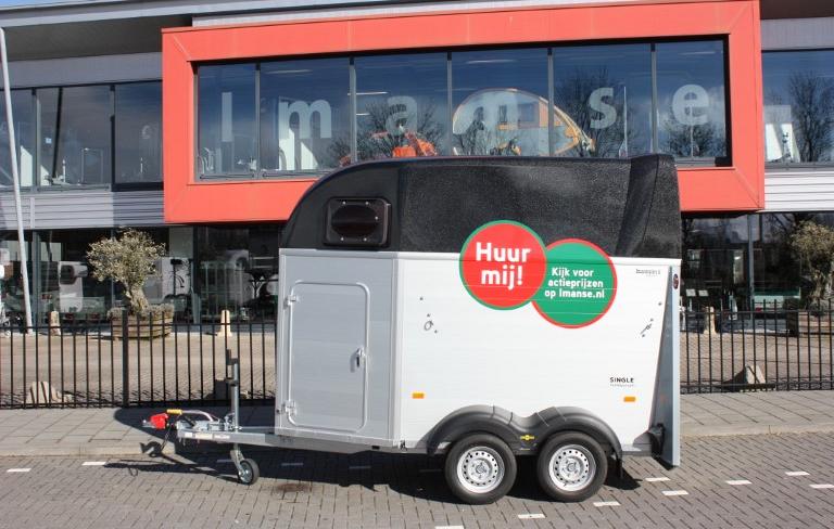 Humbaur Single 1.5 paards met zadelkamer 24