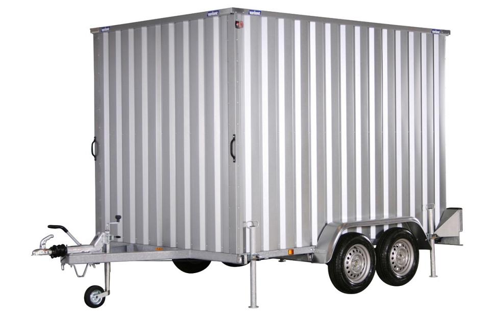 Werkplaats aanhangwagen van Aluminium / 2000kg