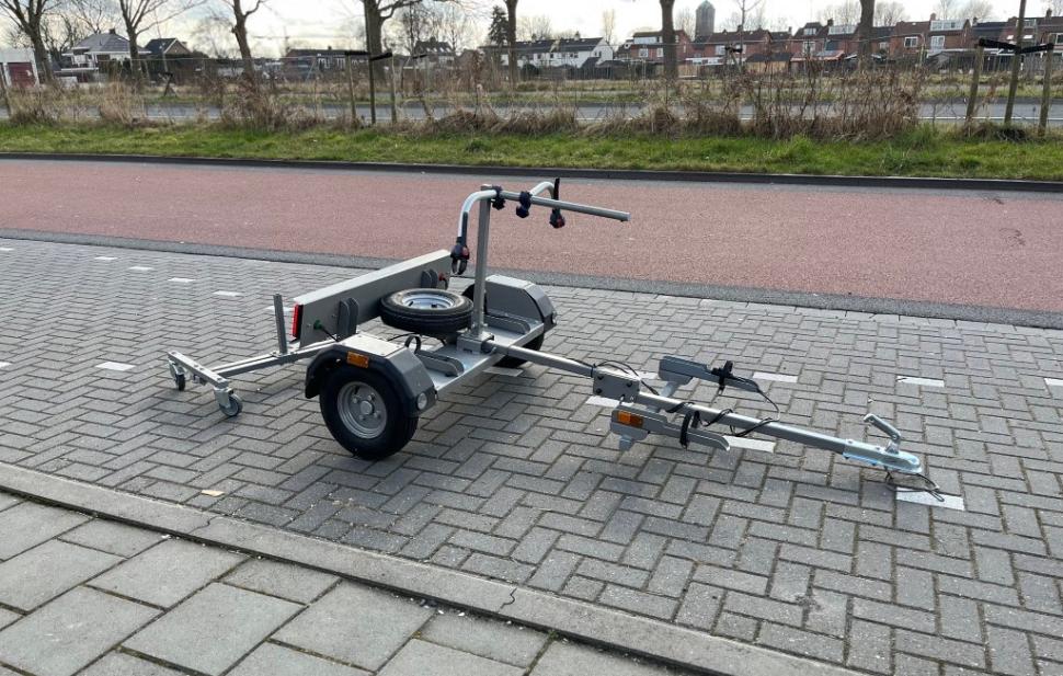 Fiets aanhanger voor 2 fietsen