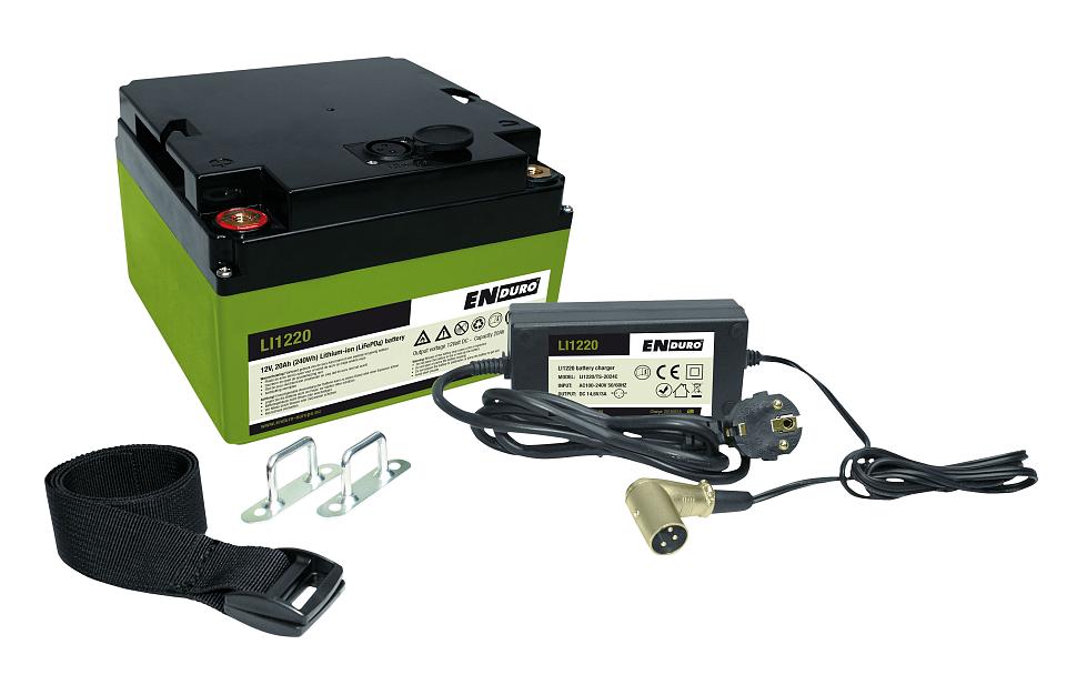 Enduro Accu lithium 20 amp incl lader