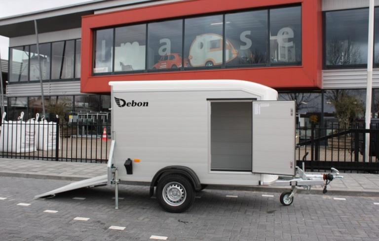 Debon Roadster 255 Aluminium + zijdeur / 1300kg
