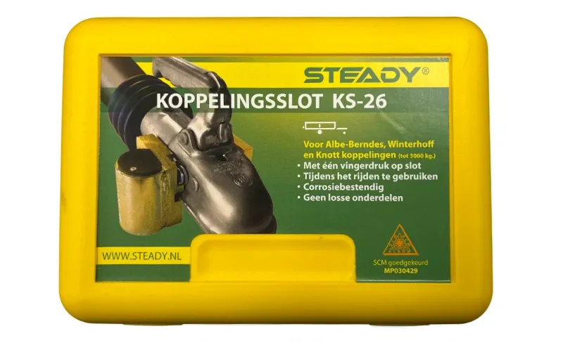 Steady KS-26 koppelingsslot  / SCM Gekeurd