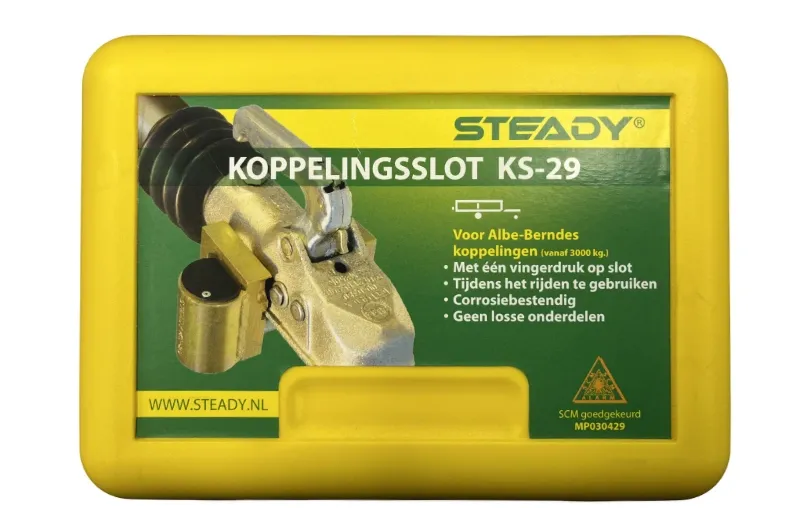 Steady KS-29 koppelingsslot  / SCM Gekeurd