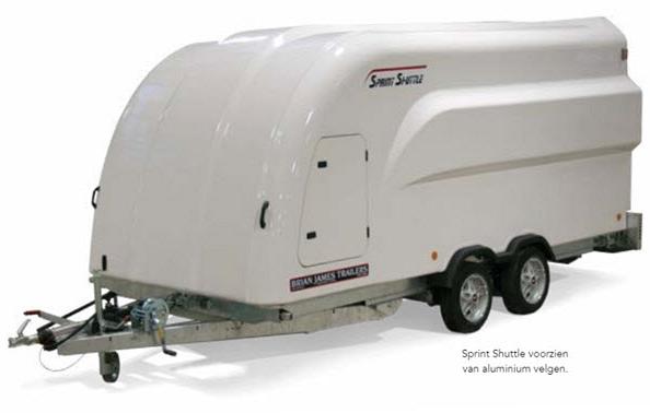 Brian James Sprint Shuttle 2-as laadvloer 4.3 m klep/kantelbaar